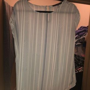 💋 blue striped blouse